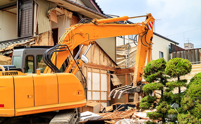 解体工事について詳しく説明します